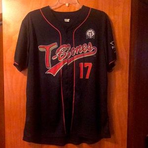 Kansas City t-bones baseball jersey